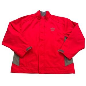 Cutter & Buck Jacket Mens XL Red CB WeatherTec The Tour Championship Golf Zip